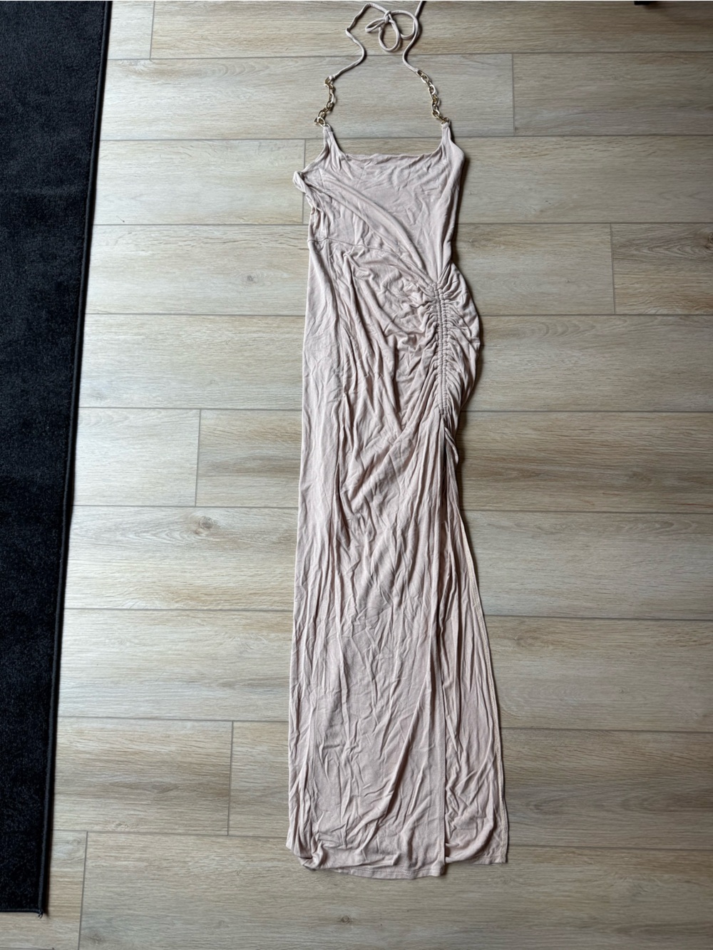 Chain-Strap Maxi Dress